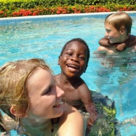 La piscine pour les enfants
