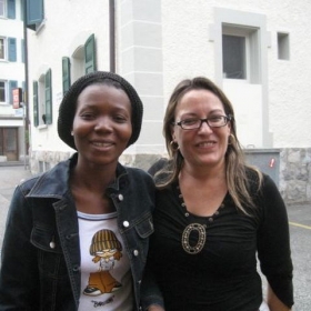Sylvie du Togo en visite en Suisse