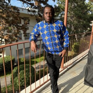 Veste Bombers en tissu WAX