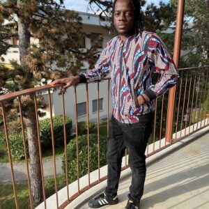 Veste Bombers en tissu WAX