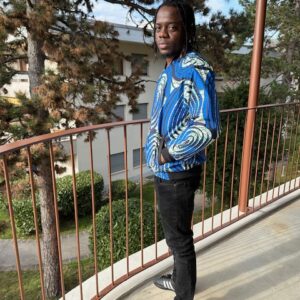 Veste Bombers en tissu WAX