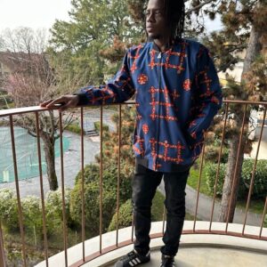 Veste Bombers en tissu WAX